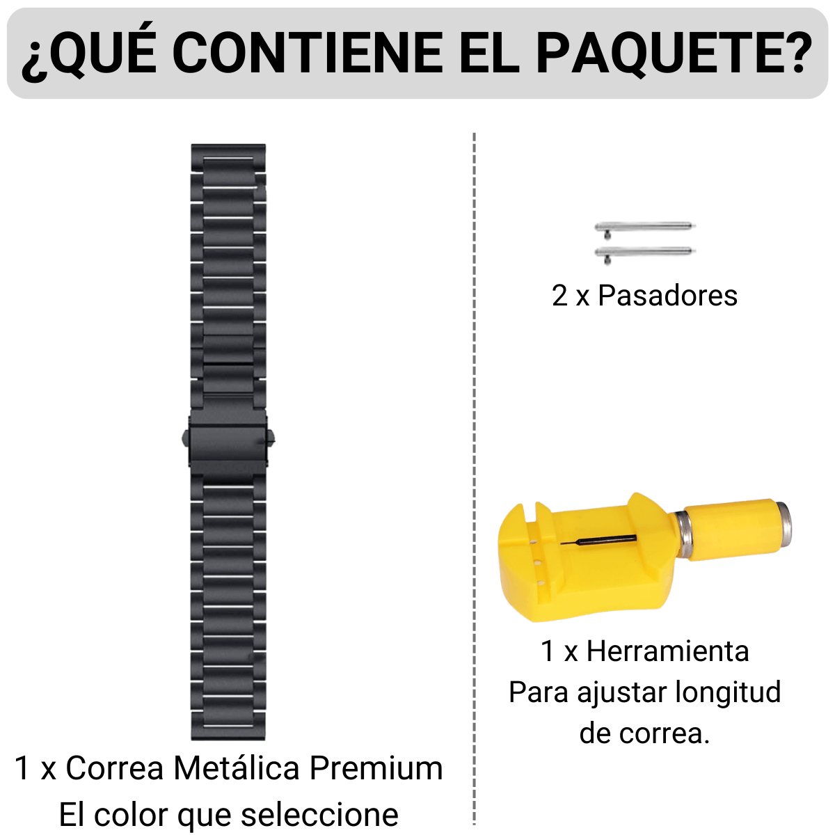 Correa Metálica para Samsung Galaxy Watch (42mm) | Brazalete tipo mariposa