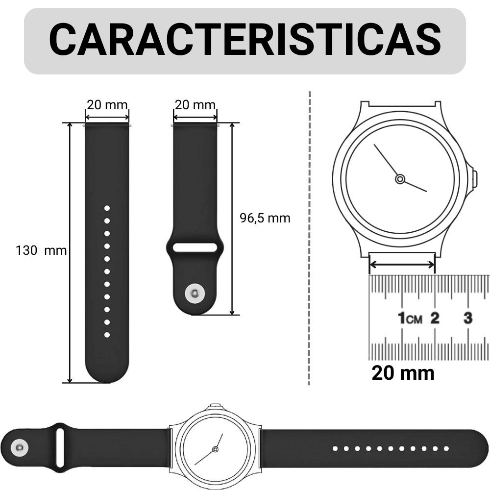 Correa Huawei Watch Pro (42mm) | Silicona