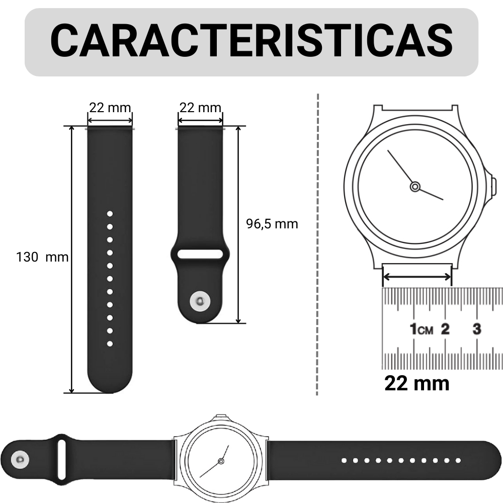 Correa Amazfit Stratos 3 | Silicona