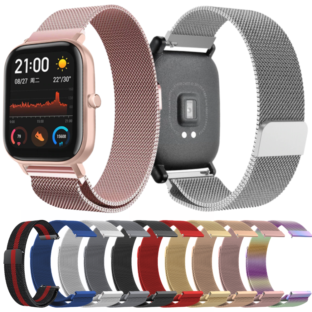 Correa Metálica para Amazfit Bip U Pro | Milanesa