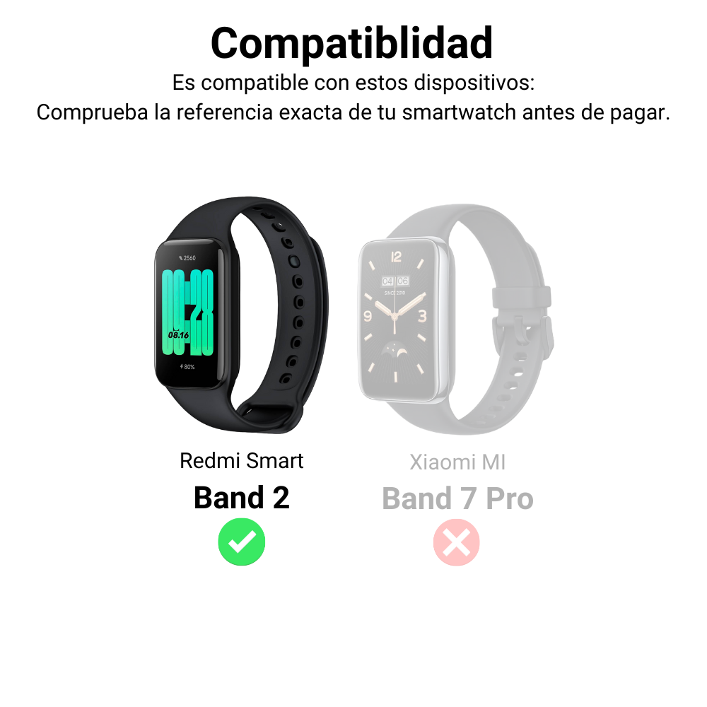 Correas para Redmi Smart Band 2 | Silicona