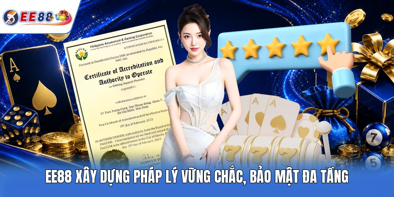 EE88 xây dựng pháp lý vững chắc, bảo mật đa tầng
